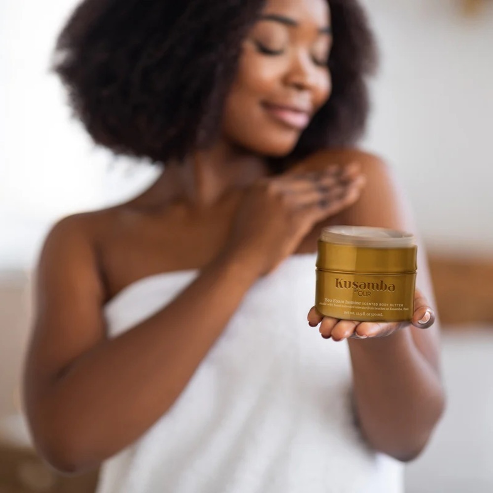 Kusamba Bali Sea Foam Jasmine Scented Body Butter - Picture 3 of 3